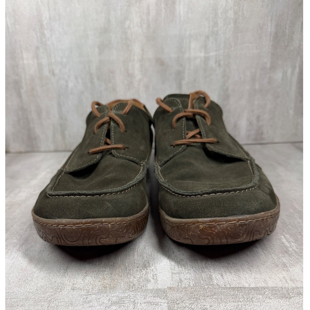 Clarks Mens Hodson Moc Olive Green Suede Casual Shoes 13 M 261685717120 - Picture 2 of 8